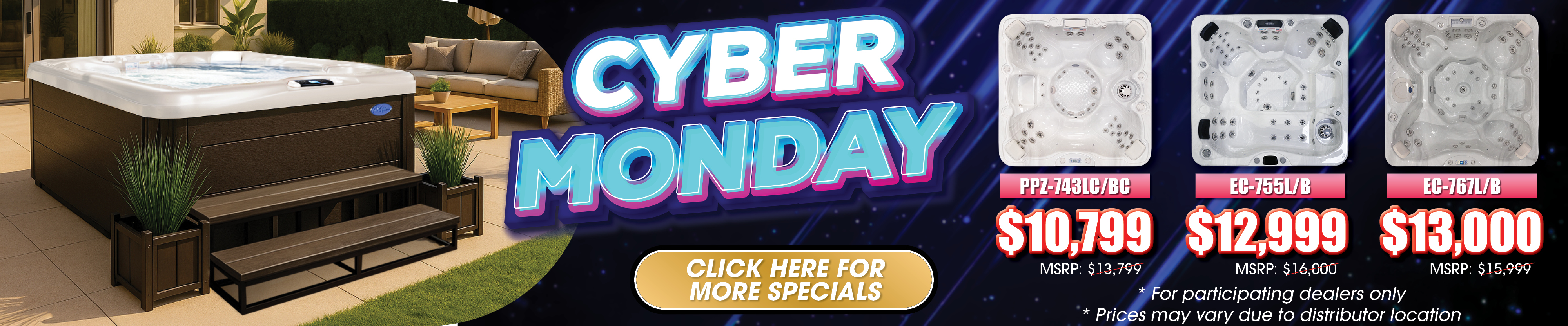 Calspas hot tub being used in a family setting - Coral Gables